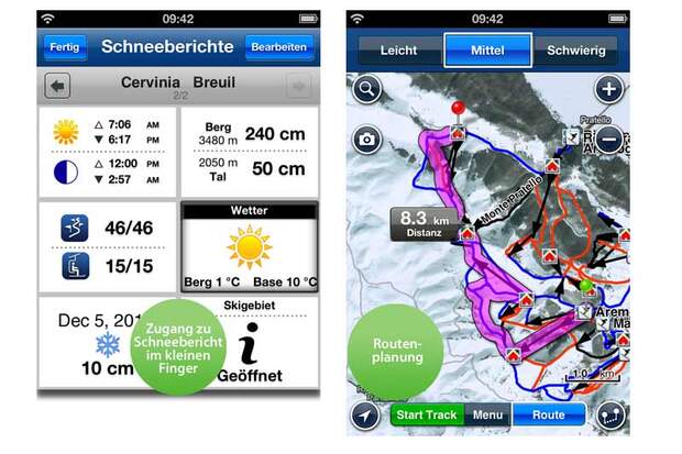 Top-Apps für die Piste: Ski:Europe