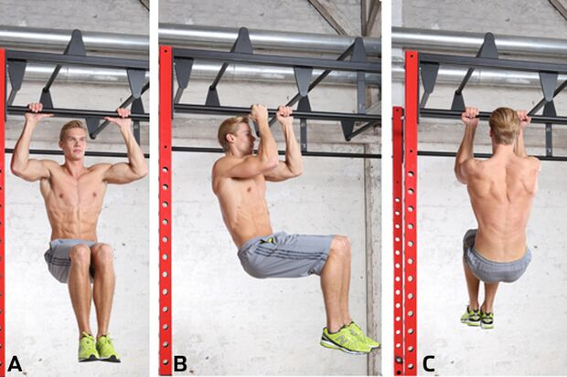 Exercise 3: pull-up rotation