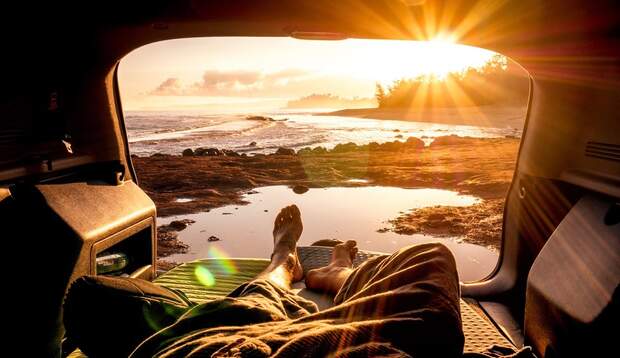 Van with a view ... Wo du morgens aufwachst, bleibt allein dir überlassen