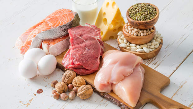 Viele Lebensmittel enthalten Proteine