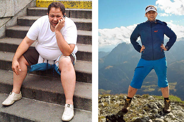 Vorher wog Roland 139 Kilo, nacher 93 Kilo