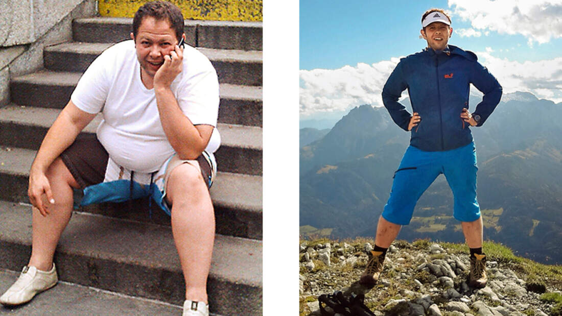 Vorher wog Roland 139 Kilo, nachher 93 Kilo
