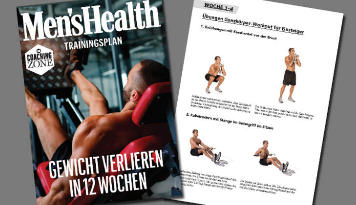Laden Sie das Video der Trainingsroutine herunter, um Gewicht zu verlieren